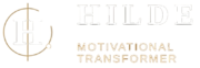 hilde logo white text